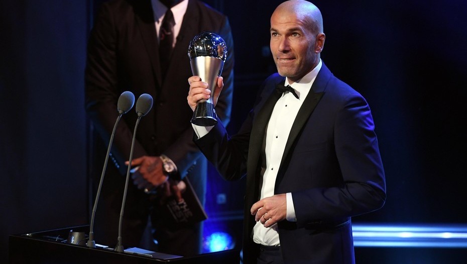 Premios The Best: Zinedine Zidane fue elegido el mejor DT del mundo