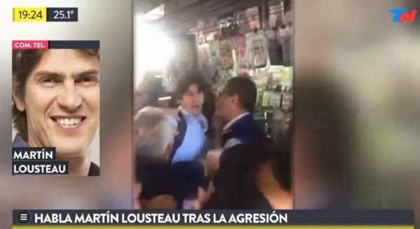 Martín Lousteau: «Unos energúmenos se acercaron a agredir violentamente»