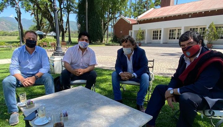 Sáenz se reunió con el titular de Caprosemitp, la primera cámara pyme de pueblos originarios