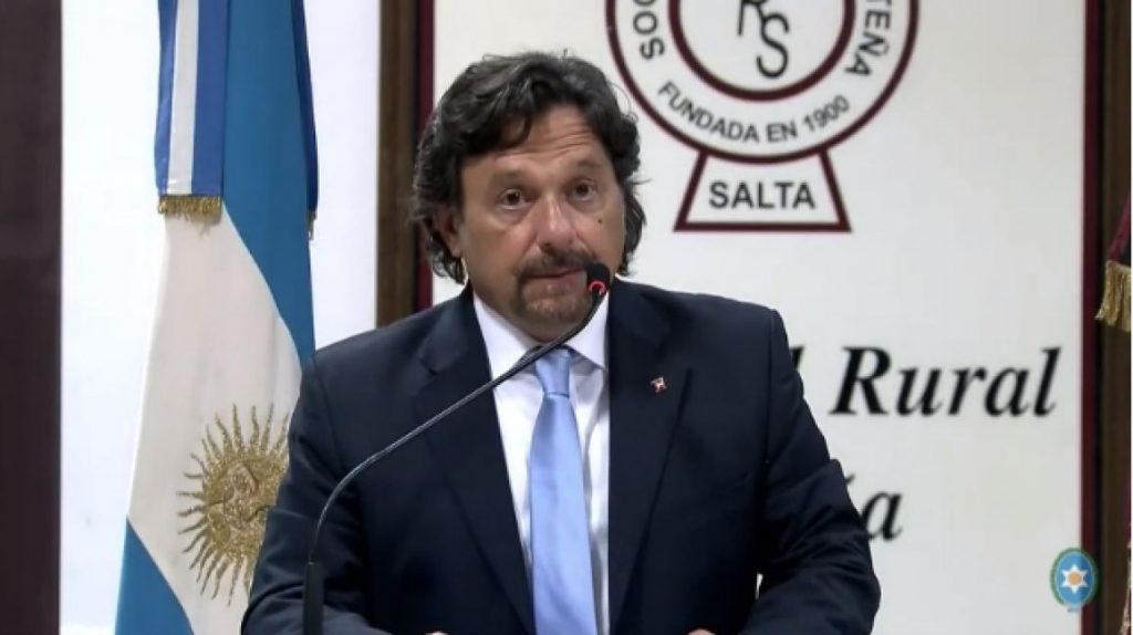 Sáenz ratificó su postura sobre las usurpaciones: «Me encontrarán peleando por la propiedad privada»