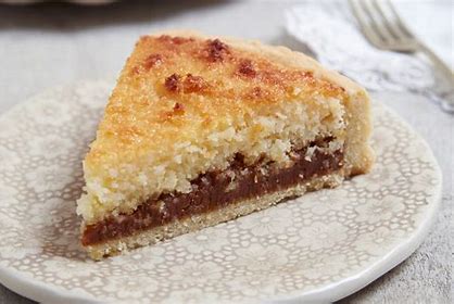 Tarta de coco y dulce de leche