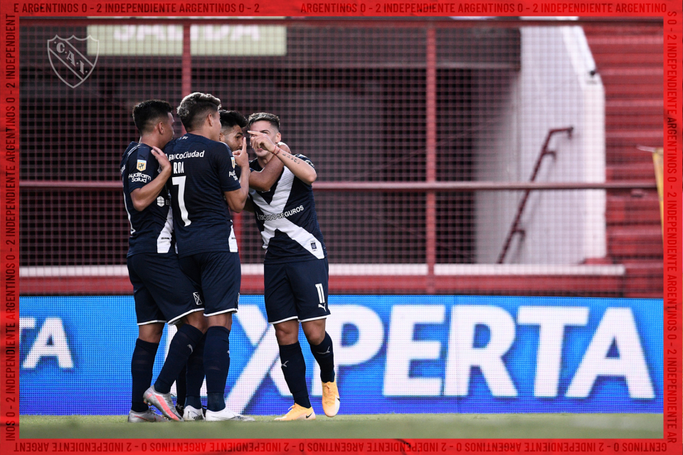 Independiente despeja sus fantasmas y venció 2-0 a Argentinos Juniors en La Paternal