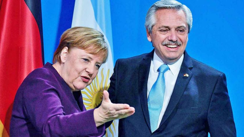 Angela Merkel pidió una «clara señal política» a Alberto Fernández para «recuperar la confianza»