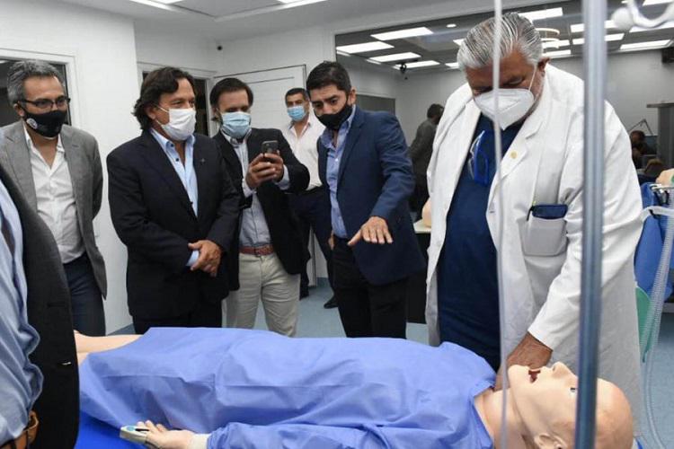 El gobernador Sáenz inauguró el Centro de Enseñanza por Simulación Médica