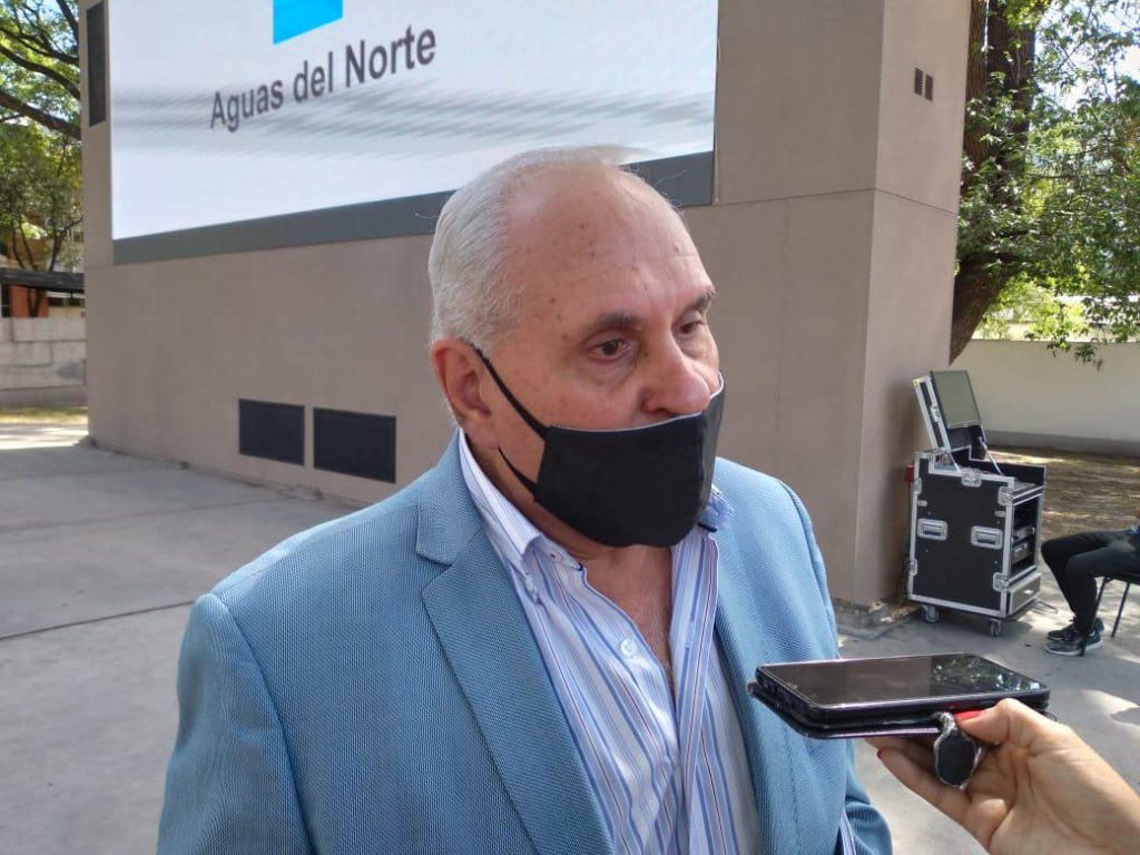 Aguas del Norte: García Salado anunció plan de obras con fondos propios