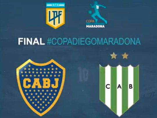 Boca – Banfield: día, horario y TV de la final de la Copa Diego Maradona