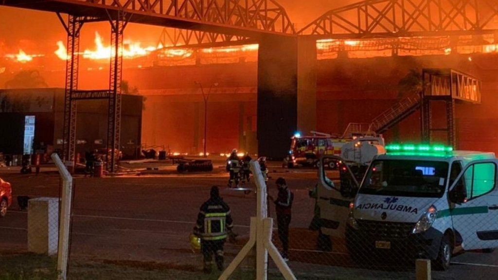 Incendio en Santiago del Estero: el 80% del autódromo de Termas de Río Hondo fue consumido por las llamas