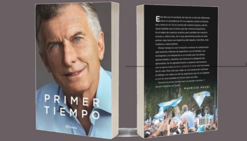 El libro de Macri estará disponible a partir del miércoles en las librerías del país