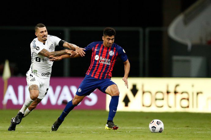 No hubo hazaña: San Lorenzo igualó con Santos en Brasil y se quedó afuera de la Copa Libertadores