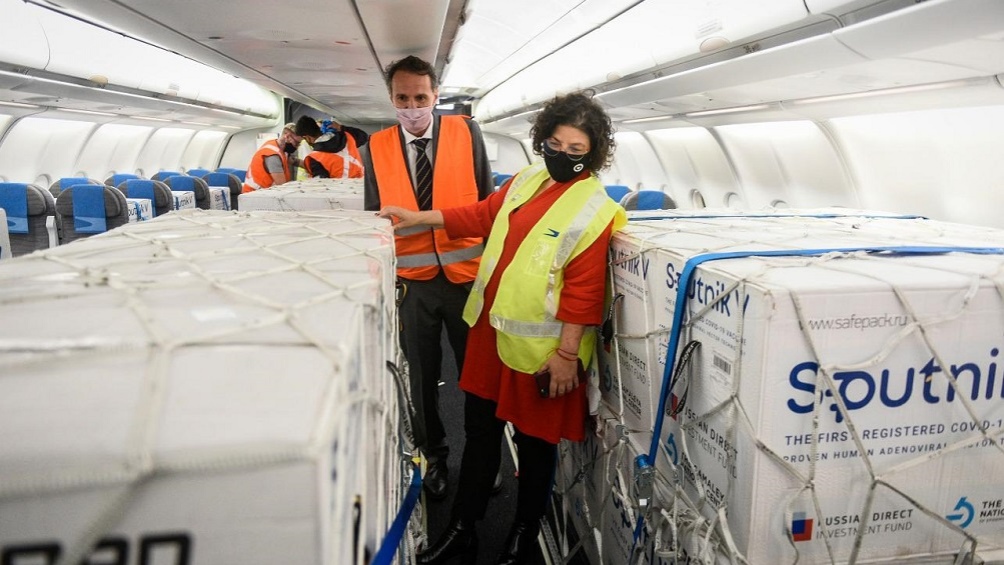 Con la llegada del nuevo vuelo, la Argentina suma casi 9 millones de dosis de vacunas