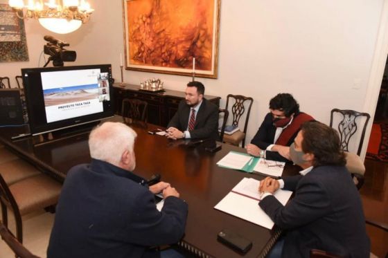 El gobernador Sáenz se reunió con directivos de la minera canadiense First Quantum Minerals