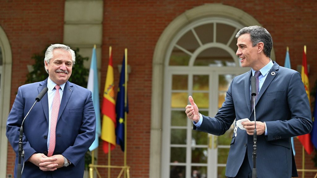 Cumbre en Buenos Aires: Alberto Fernández recibe a Pedro Sánchez para fortalecer la relación estratégica entre Argentina y España