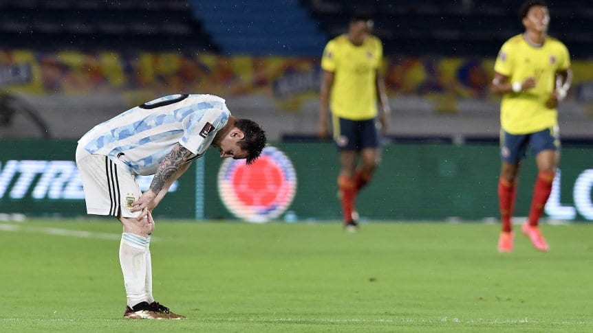 Argentina – Colombia: Se le escapó sobre el final