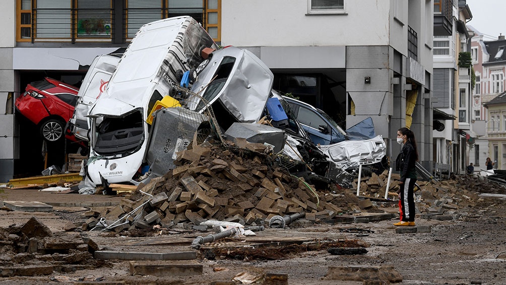 El temporal ya dejó 165 muertos en Europa, 103 de ellos en Alemania