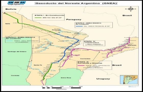 Reactivarán en Salta la obra del gasoducto del NEA