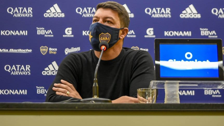 Battaglia fue presentado como entrenador de Boca: «Mi idea es tener un equipo protagonista»