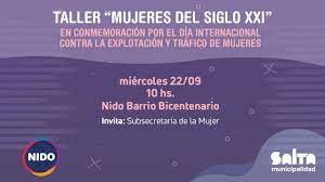 Este miércoles se dictará el taller “Mujeres del Siglo XXI”