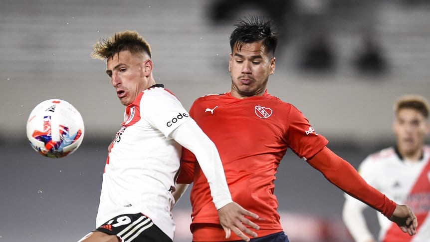 River e Independiente repartieron puntos en el clásico de la Liga Profesional