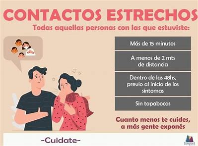 Cómo actuar al estar en contacto estrecho con una persona que contrajo coronavirus