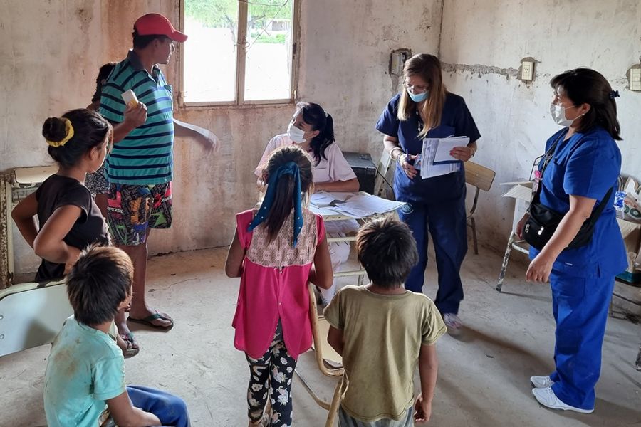El Gobierno Salteño brindó asistencia a más de 1200 personas en el refuerzo sanitario realizado en Santa Victoria Este