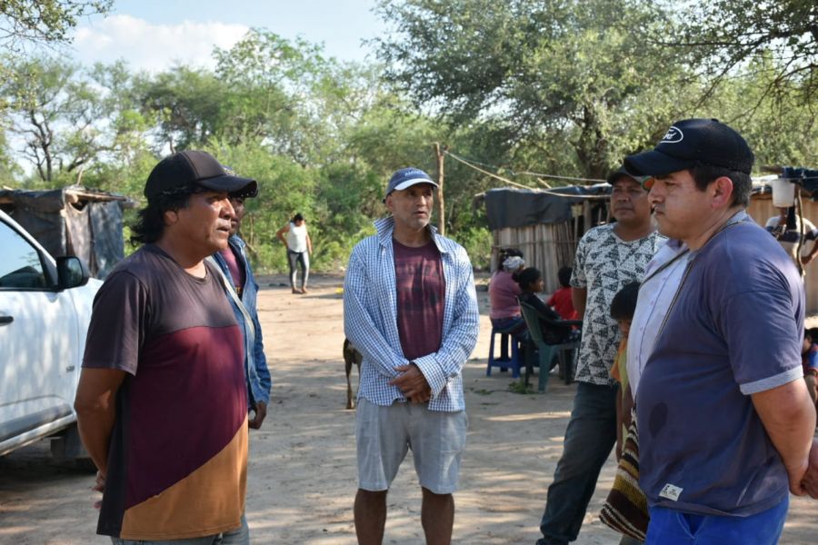 La Delegación de Asuntos Indígenas de la provincia, coordinó acciones de asistencia en el Norte