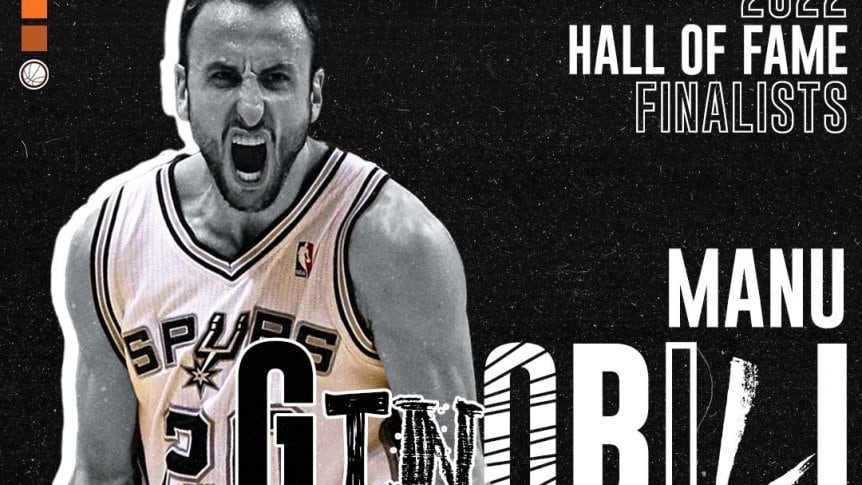 Otro día histórico para Manu Ginobili: finalista al Salón de la Fama