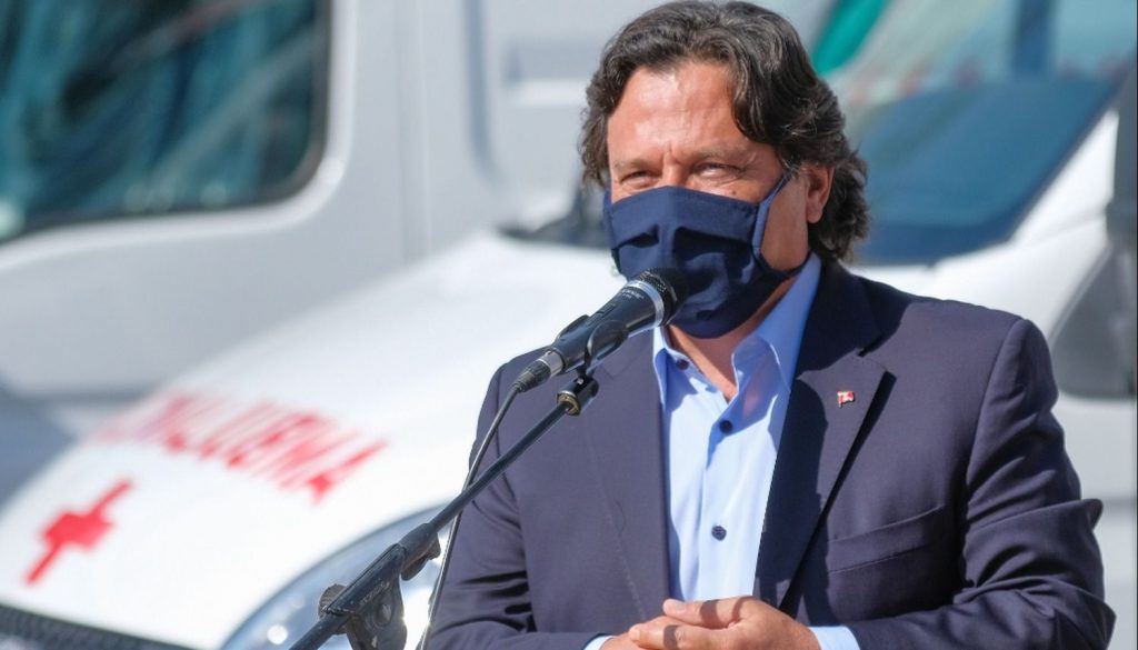 El Gobernador Gustavo Sáenz dio positivo de Covid¬19
