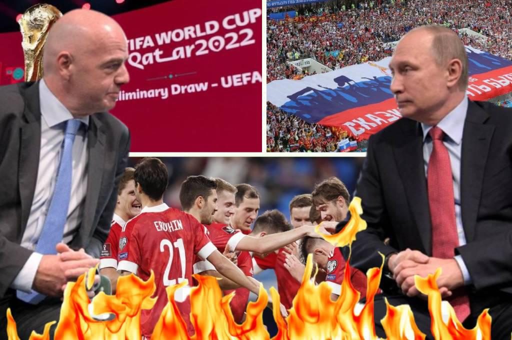 FIFA suspende a Rusia; no podrá jugar en el Mundial de Qatar 2022