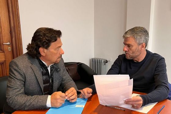 Sáenz avanza para concretar proyectos productivos y playones multideportivos