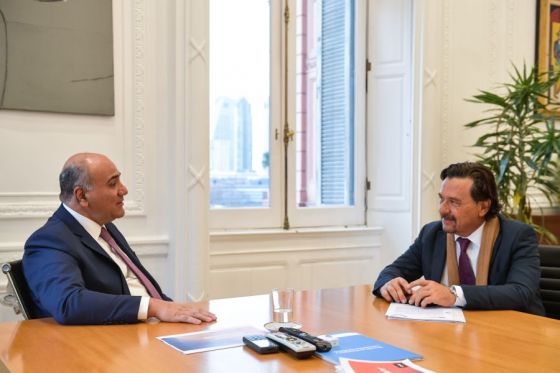 El gobernador Sáenz se reunió con el jefe de Gabinete de Nación