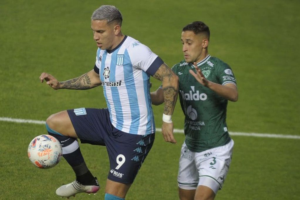Sarmiento y Racing empataron en Junín por la Liga Profesional 2022