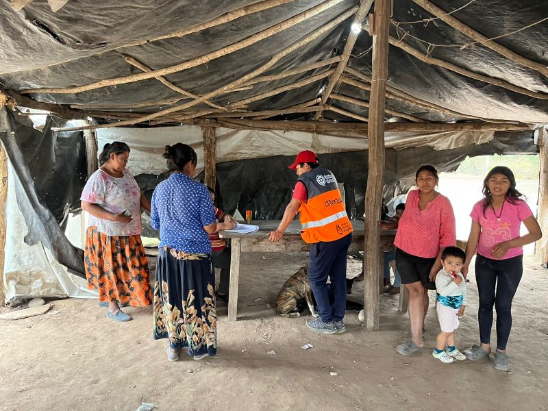 Se entregarán 5 mil módulos alimentarios en Santa Victoria Este y se coordina el refuerzo de agua potable