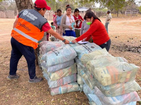 Sigue la asistencia alimentaria por parte del gobierno provincial, en Santa Victoria Este