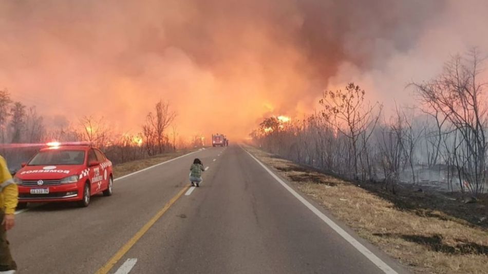 Incendios: El intendente de Colonia Santa Rosa apuntó a la responsabilidad de empresas