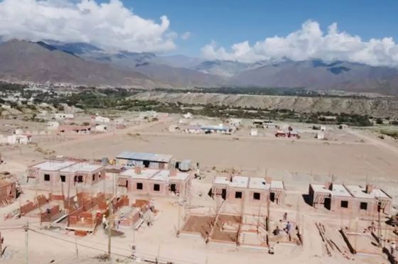 El IPV construye un nuevo barrio en el municipio de Cachi