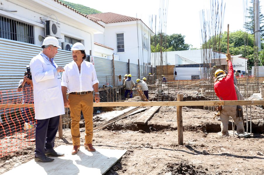 Sáenz en el San Bernardo: obras que son un hito para el hospital y la salud pública de Salta