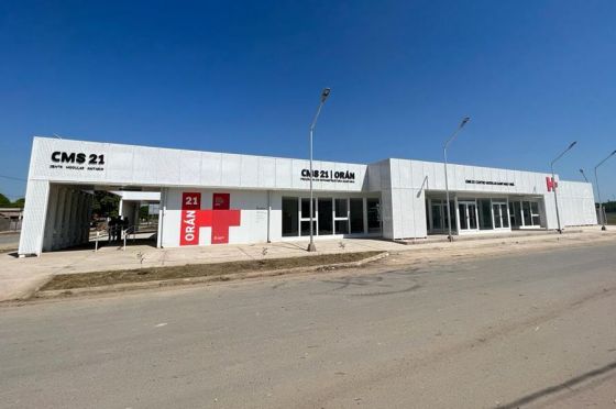 El Gobernador Sáenz inauguro un centro modular sanitario en Orán