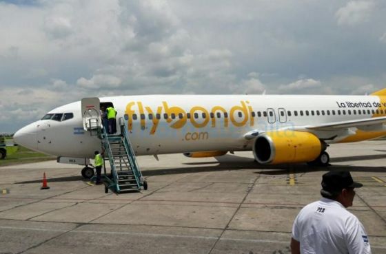 Flybondi retomo el vuelo entre Córdoba y Salta