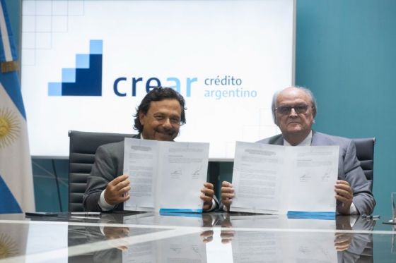 Sáenz firmó con Nación un convenio por $1000 millones del programa CreAr