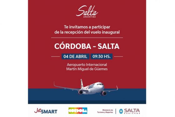 JetSmart inició sus vuelos desde Córdoba