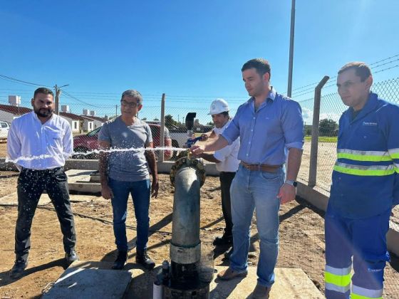 El Gobierno de la provincia habilitó un nuevo pozo de agua en Orán.