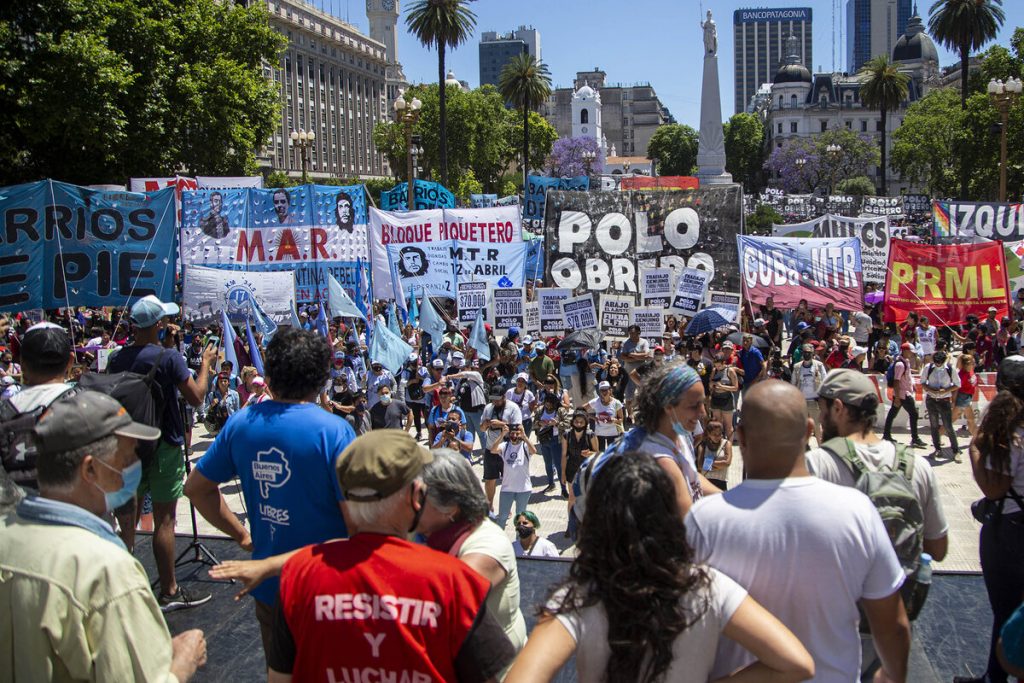 Protesta, piquetes y paros en todo el país