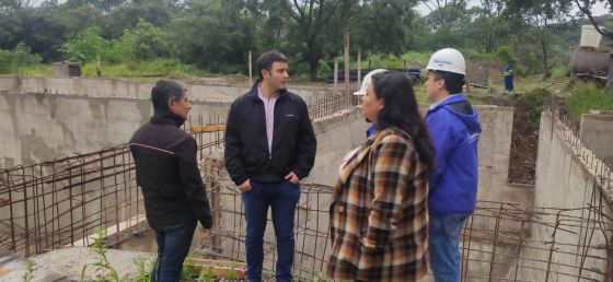 Avanzan las obras de agua y saneamiento en municipios del sur de la Provincia
