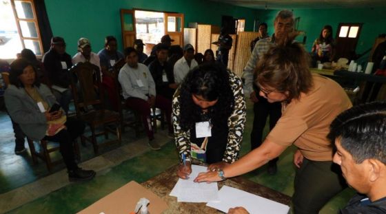 Con la elección del pueblo chorote, quedó constituido el Consejo Directivo del IPPIS
