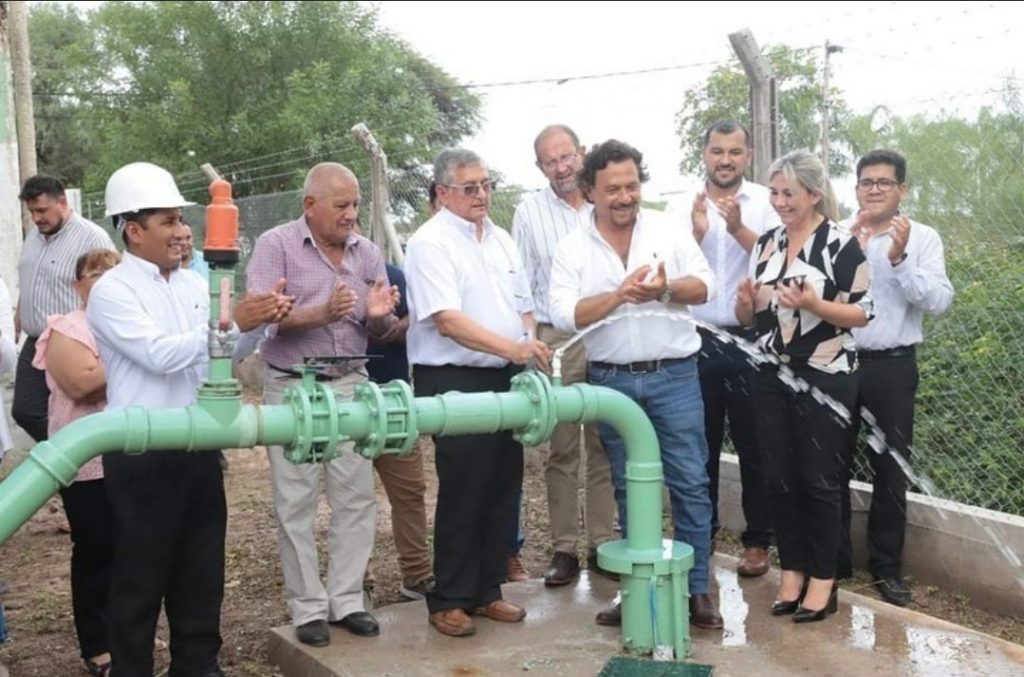 El Gobierno habilita obras de agua y saneamiento en el departamento Anta