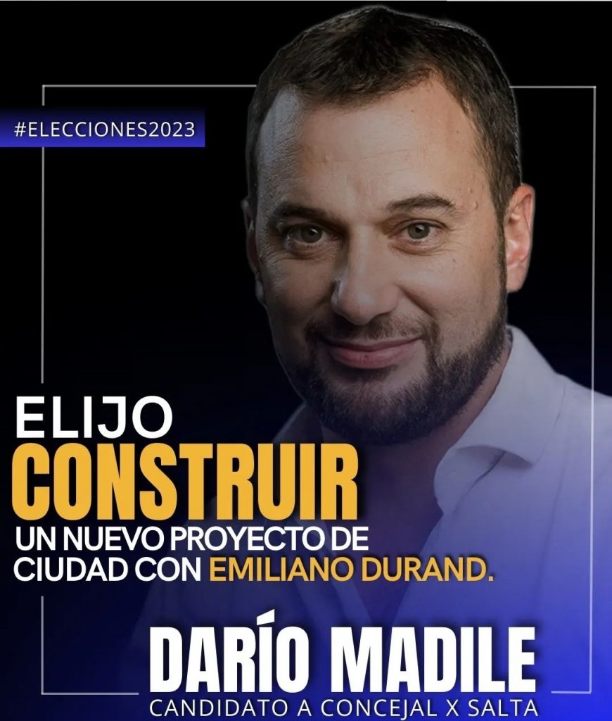 Darío Madile junto a Emiliano Durand buscan un cambio para la ciudad de Salta