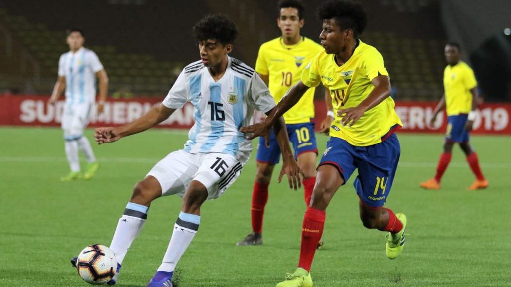 Sudamericano Sub17: Argentina perdió el invicto contra Ecuador