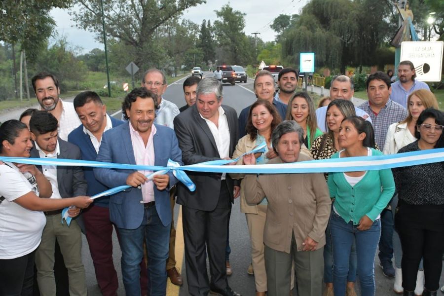 Sáenz inauguró la repavimentación de la ruta provincial 23 entre Rosario de Lerma y Cerrillos