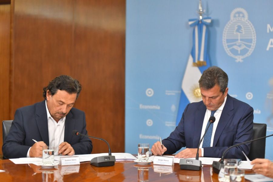 Sáenz gestionó un financiamiento por USD 60 millones para las obras hídricas de la RN 68.