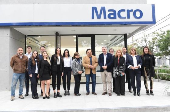 Inauguran la primera sucursal del banco Macro en San Lorenzo